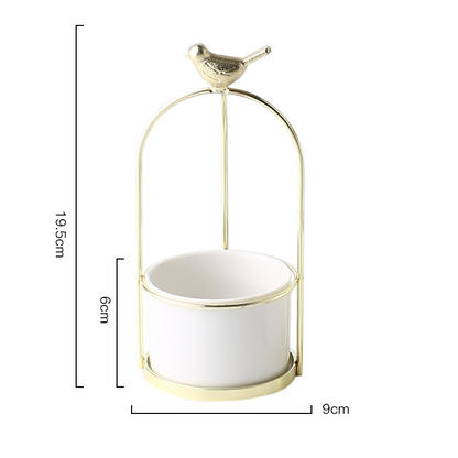 Floravi Aves | dekorative Pflanzengefäße im Vogel-Design