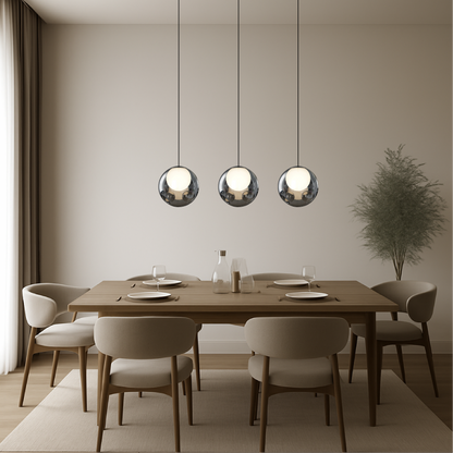 Liraessa | Italienisch Hängeleuchte aus Glas in Elegantem Design