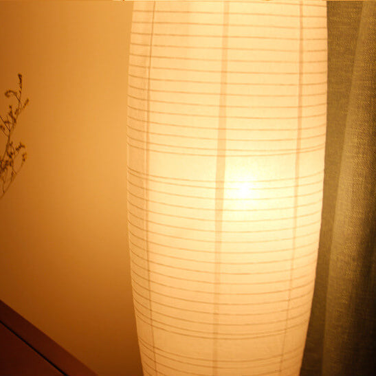 LumoRise | Design-Säulenlampe aus Reispapier | Skandinavisch Japanischer Stil & Warmes Ambientelicht