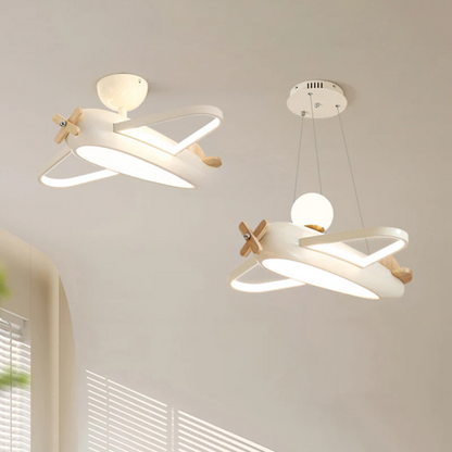 Celvo | Luxus LED-Deckenleuchte im verspielten Flugzeug-Design