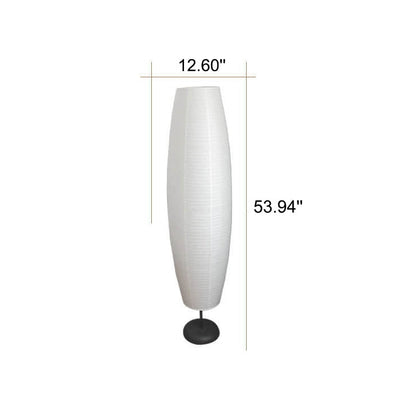 LumoRise | Design-Säulenlampe aus Reispapier | Skandinavisch Japanischer Stil & Warmes Ambientelicht