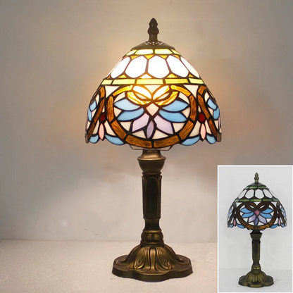 Lunavia Tiffany | Kabellose LED Tischlampe mit Farbwechsel