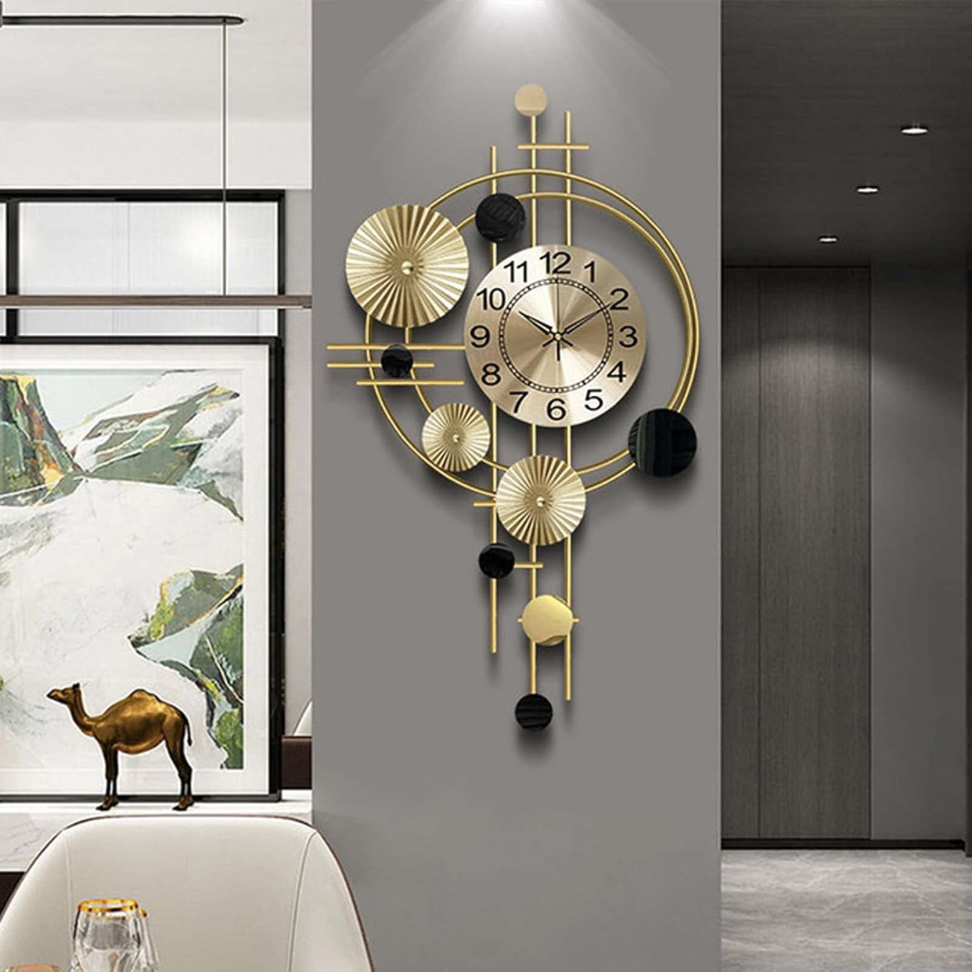 Talvoro | Große Design-Wanduhr mit einzigartiger Optik