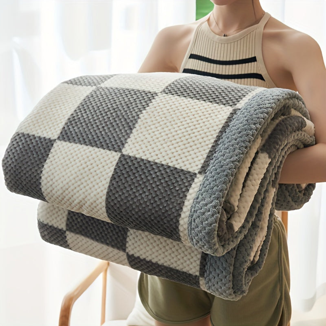 Brivor | Luxuriöse Fleece-Rautecke – Kuschelige Eleganz für gemütliche Momente