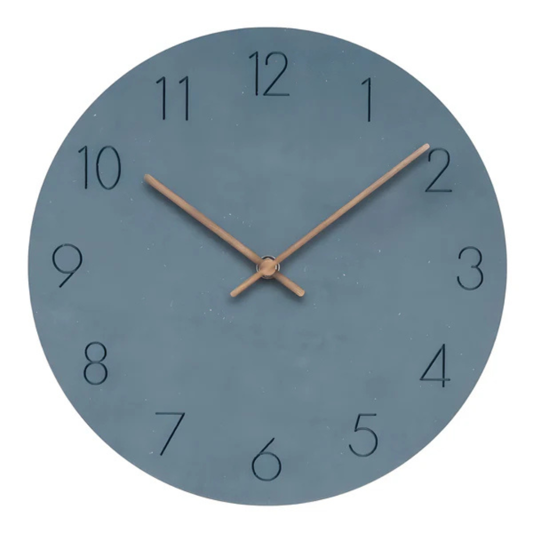 Marnua | Minimalistische Wanduhr aus Holz