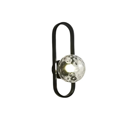 Luxe Glas Wandleuchte Innen | Elegante Wandbeleuchtung | Warmes Licht | Glas & Metall