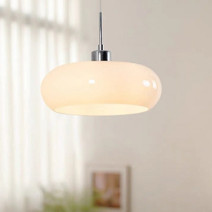 Cornelia | Glas-Hängelampe mit LED für Esszimmer & Wohnzimmer