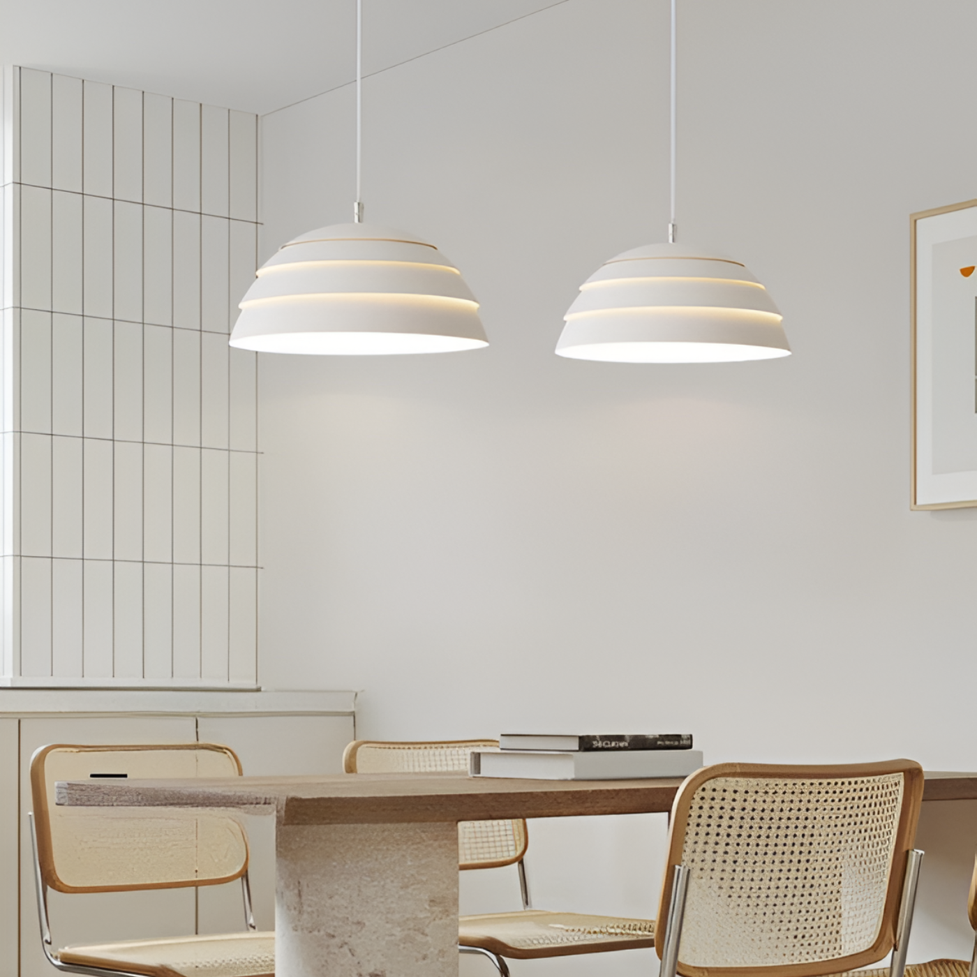 Lunava | Minimalistische Pendelleuchte mit Kuppelschirm