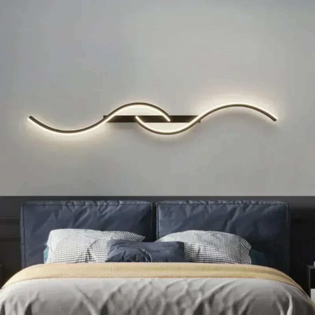 Zovira Edge | Elegante LED Wandleuchte aus Aluminium für stimmungsvolle Innenbeleuchtung