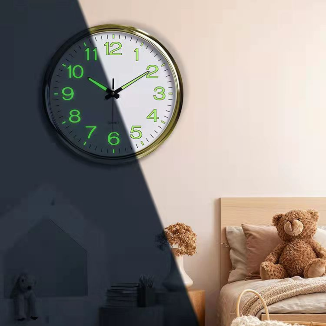 Treviq Lumo | Große LED-Wanduhr mit Leuchtanzeige