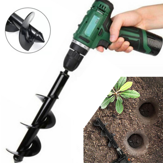 SoilPro Bohrer | Erdbohrer-Aufsatz für Bohrmaschinen, ideal für Garten & Pflanzarbeiten