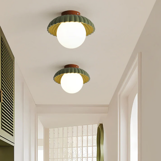 Jiora | Industriel‑Stil Deckenleuchte aus massiven Eisen