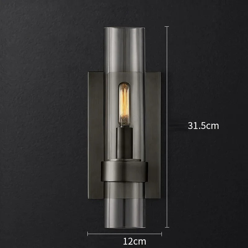 Schwarze Design-Wandleuchte – Flammenförmige LED-Lampe für modernes Wohnen