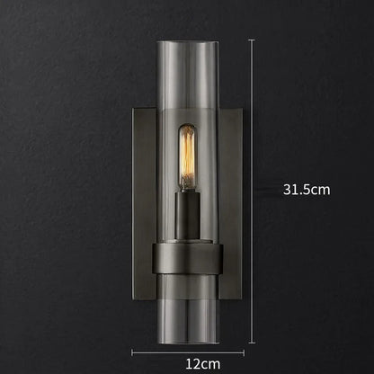 Schwarze Design-Wandleuchte – Flammenförmige LED-Lampe für modernes Wohnen