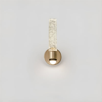 Kristallen wandlamp – glamoureuze wandlamp met bolglas en metalen frame