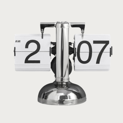 Fliporia Retro | Mechanische Flip-Uhr im Vintage-Design