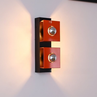 Callo | Vintage Bauhaus Wandlampe aus Naturstein mit LED