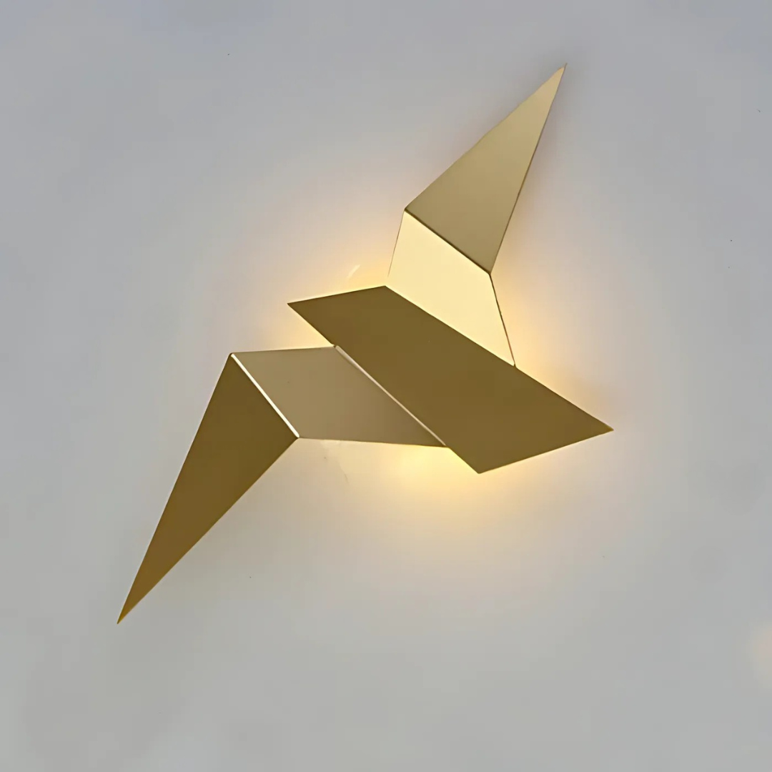Akaru Origami | Skulpturale LED Wandleuchte im japanischen Design