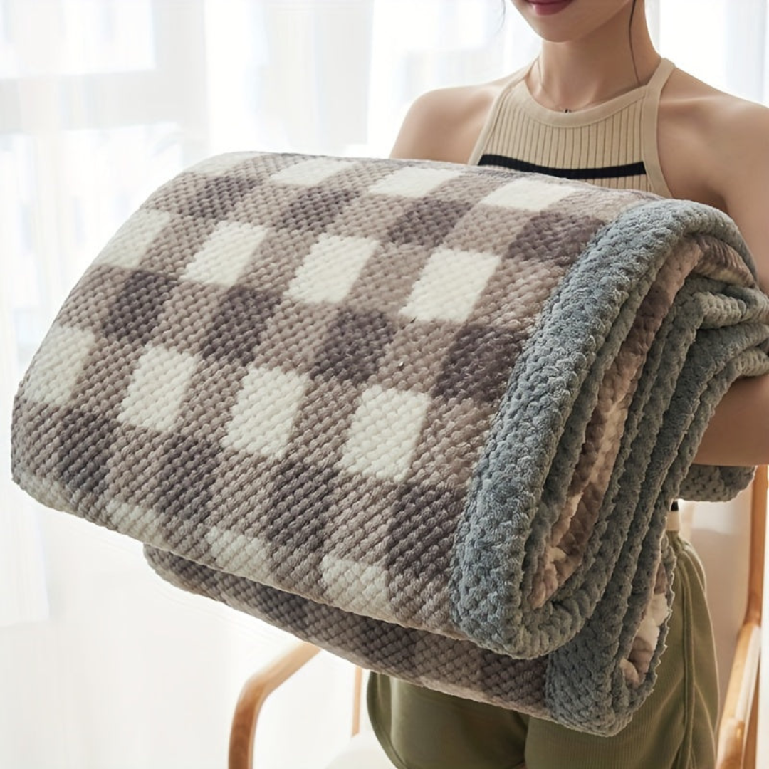 Brivor | Luxuriöse Fleece-Rautecke – Kuschelige Eleganz für gemütliche Momente
