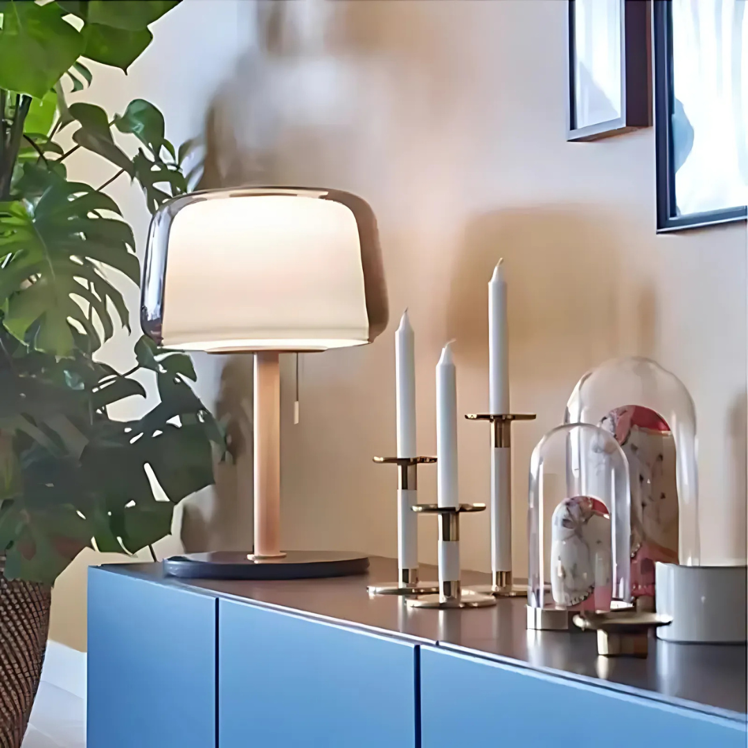 Nuvion Halo | Intelligente kabellose LED‑Tischleuchte mit Touch‑Dimmer