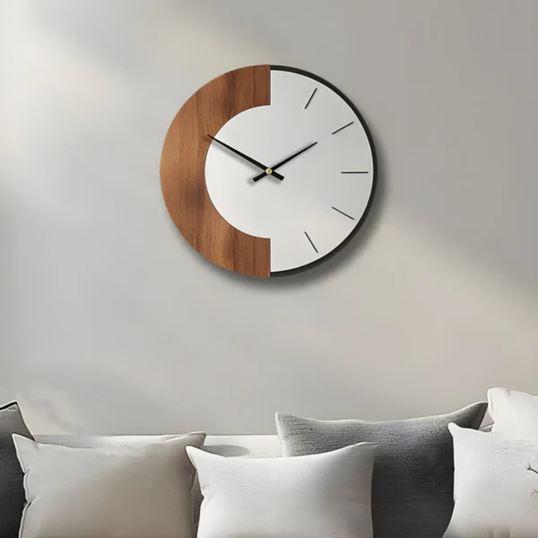Oud | Große Wanduhr aus Holz – zeitlose Eleganz fürs Ambiente