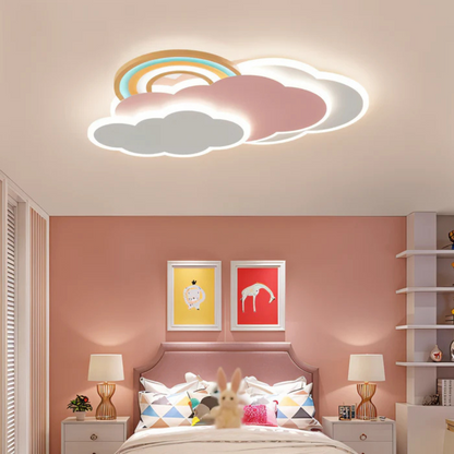 Pynki Glow | LED-Deckenleuchte mit Regenbogenmotiv für Kinderzimmer