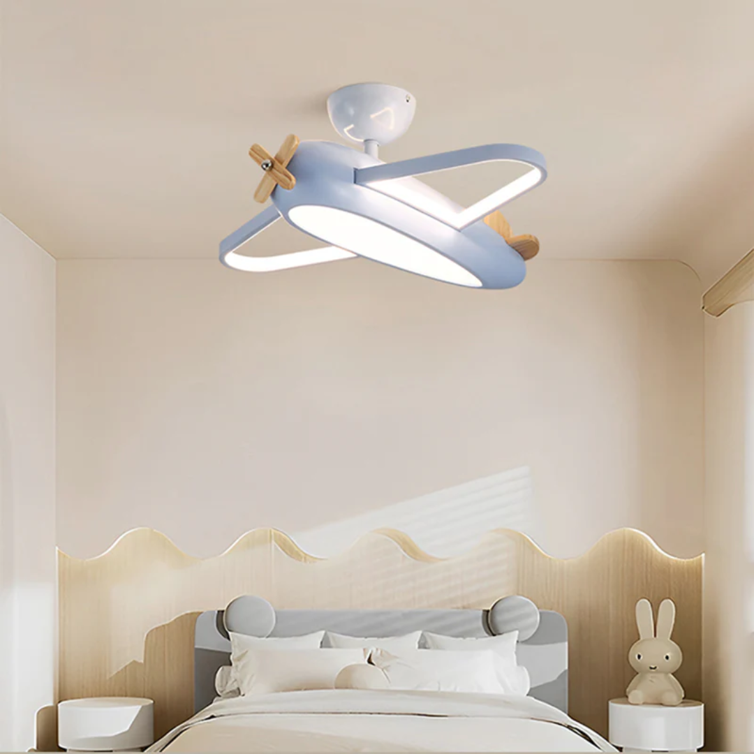 Celvo | Luxus LED-Deckenleuchte im verspielten Flugzeug-Design