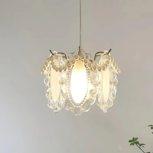 Aetha – Blumenförmige Glas-Pendelleuchte für Esszimmer & Wohnzimmer
