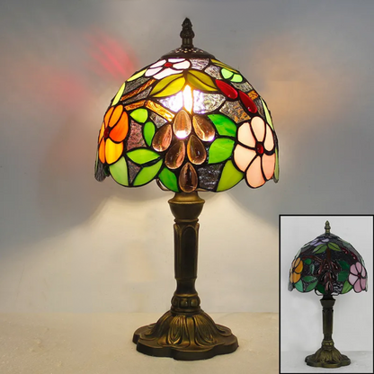 Lunavia Tiffany | Kabellose LED Tischlampe mit Farbwechsel
