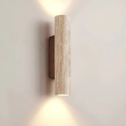 WabiMarble Calm | Marmer‑LED‑Wandleuchte im Wabi‑Sabi‑Stil