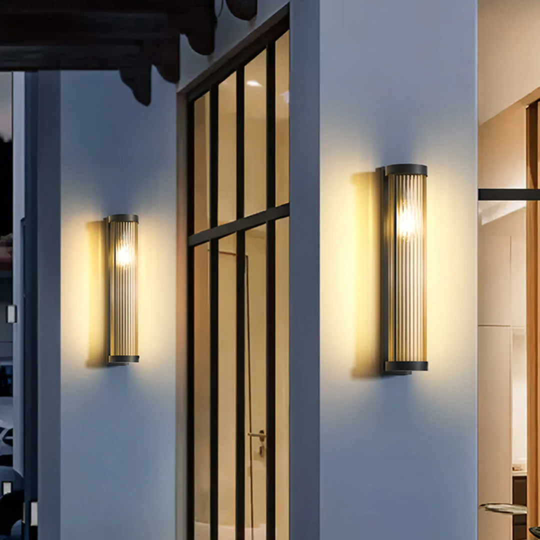 Gluno | Moderne LED-Außenleuchte mit architektonischem Flair