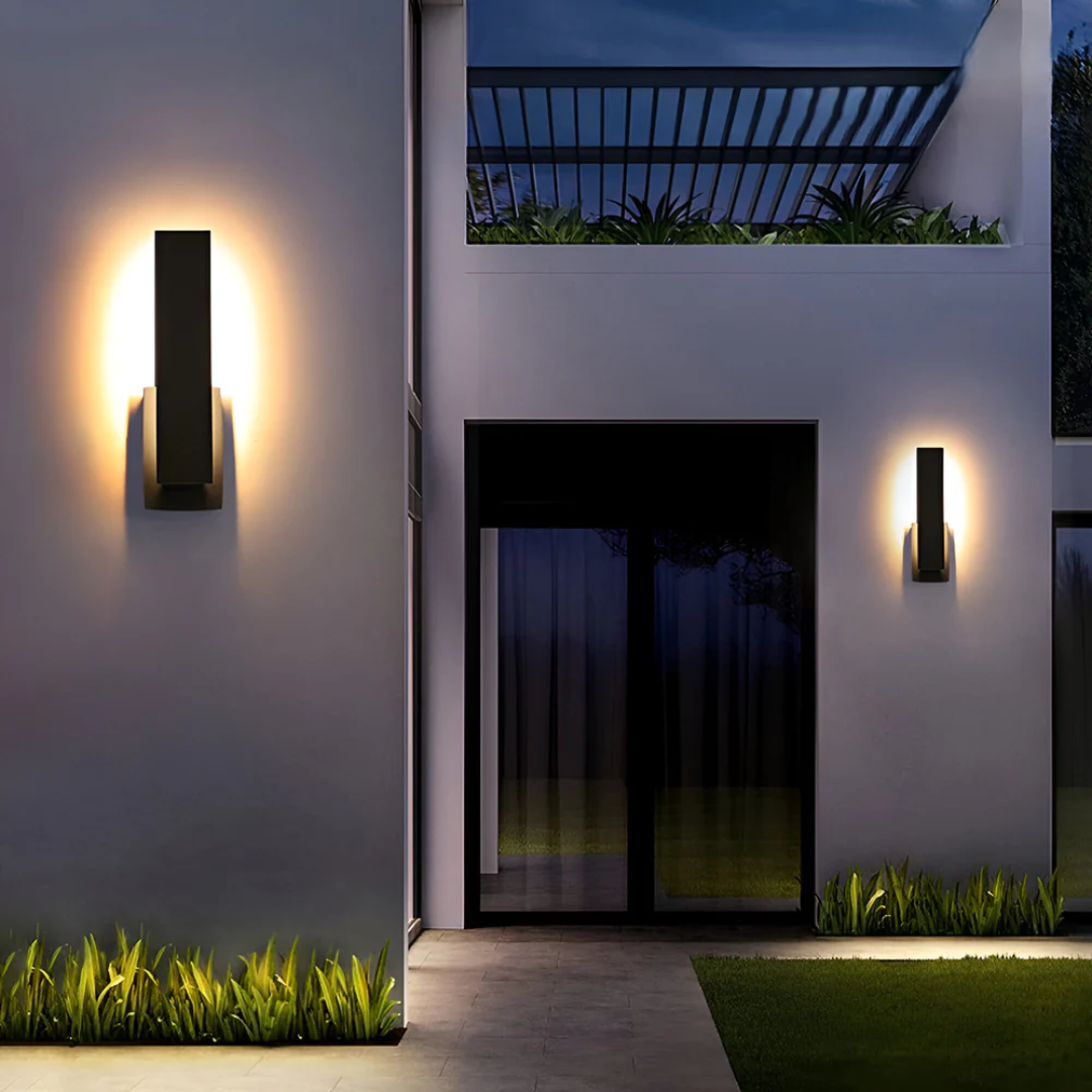 Lyrux | Minimalistische LED-Außenleuchte für moderne Fassaden