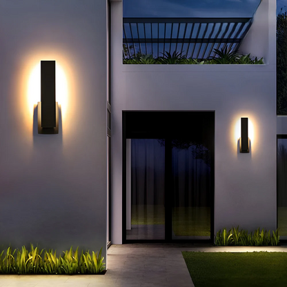 Lyrux | Minimalistische LED-Außenleuchte für moderne Fassaden