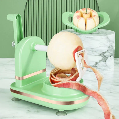 SliceCraft Duo – roestvrijstalen dunschiller met dubbel mes en ergonomische handgreep 