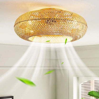 BambooAir Circo | Deckenventilator mit LED-Licht und Fernbedienung im modernen Design