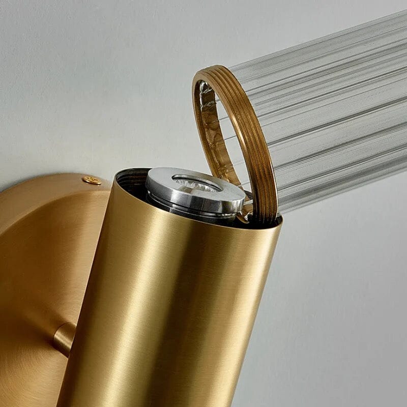 Moderne glas-staaf-wandlamp – elegant LED-ontwerp voor woonkamer, slaapkamer & hal