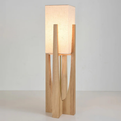 Luxora Nami | Holz‑Tischleuchte im japanischen Stil