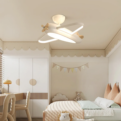 Celvo | Luxus LED-Deckenleuchte im verspielten Flugzeug-Design