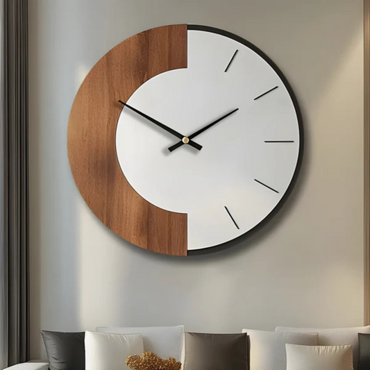 Oud | Große Wanduhr aus Holz – zeitlose Eleganz fürs Ambiente