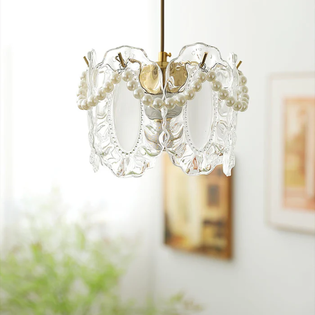 Aetha – Blumenförmige Glas-Pendelleuchte für Esszimmer & Wohnzimmer