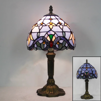 Lunavia Tiffany | Kabellose LED Tischlampe mit Farbwechsel