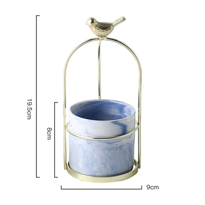 Floravi Aves | dekorative Pflanzengefäße im Vogel-Design