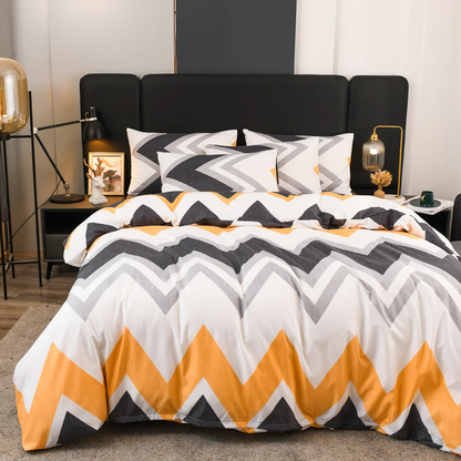 Nuvima™ | Modernes Bettwäsche-Set mit geometrischem Muster