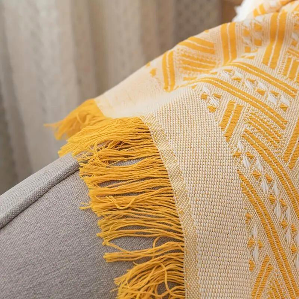 Picknickdecke Faltbar | Baumwollmix Twill | Outdoor & Strand | Geometrisches Muster