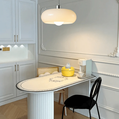 Cornelia | Glas-Hängelampe mit LED für Esszimmer & Wohnzimmer