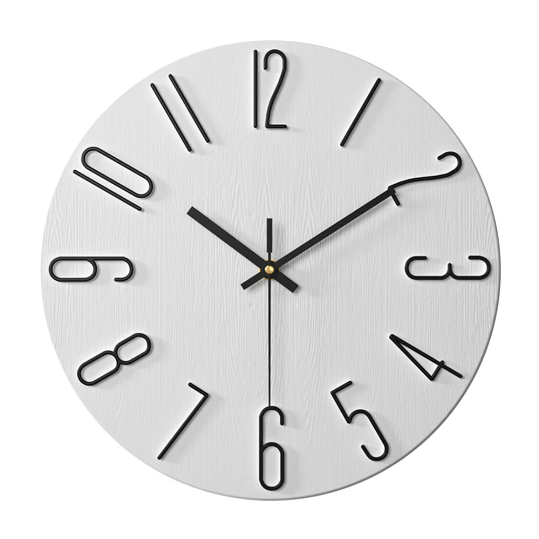 Temaro | Moderne Wanduhr für das Wohnzimmer