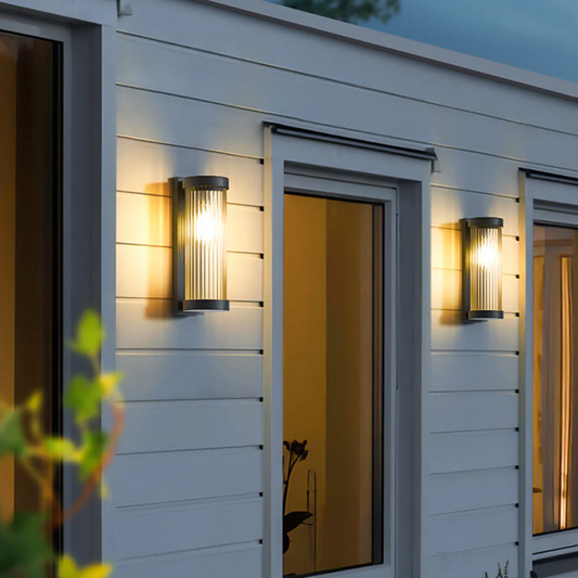 Gluno | Moderne LED-Außenleuchte mit architektonischem Flair