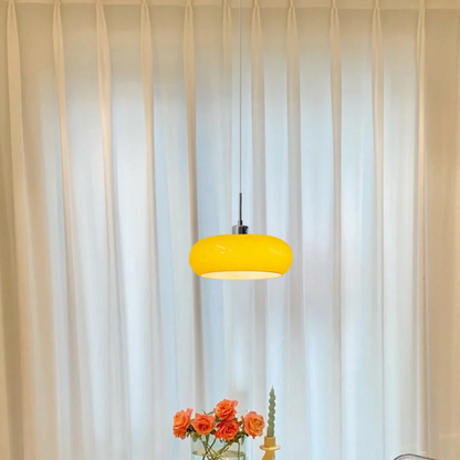 Cornelia | Glas-Hängelampe mit LED für Esszimmer & Wohnzimmer