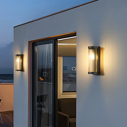 Gluno | Moderne LED-Außenleuchte mit architektonischem Flair
