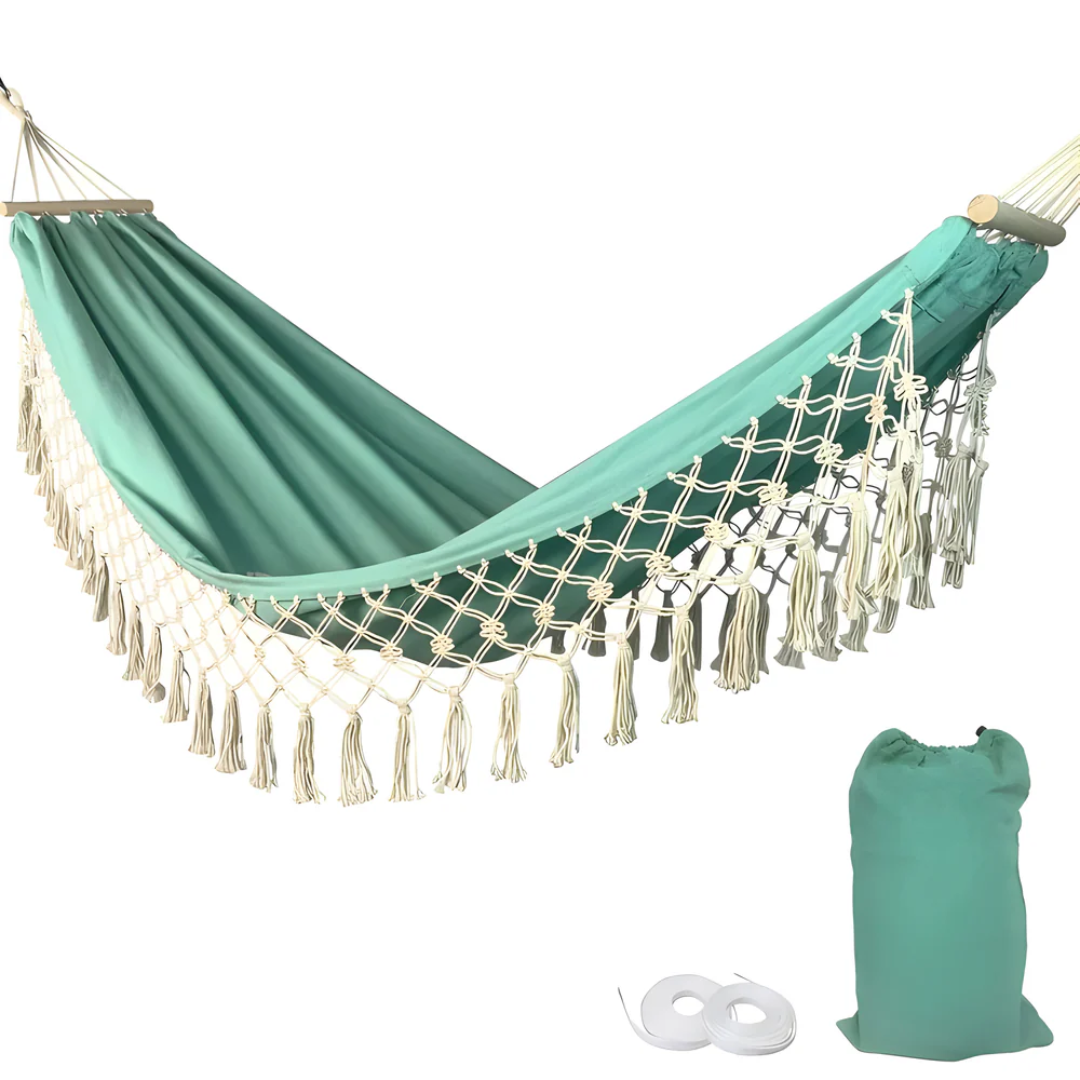 Velri | Boho Hängematte aus Baumwolle | Komfortabel & Stilvoll